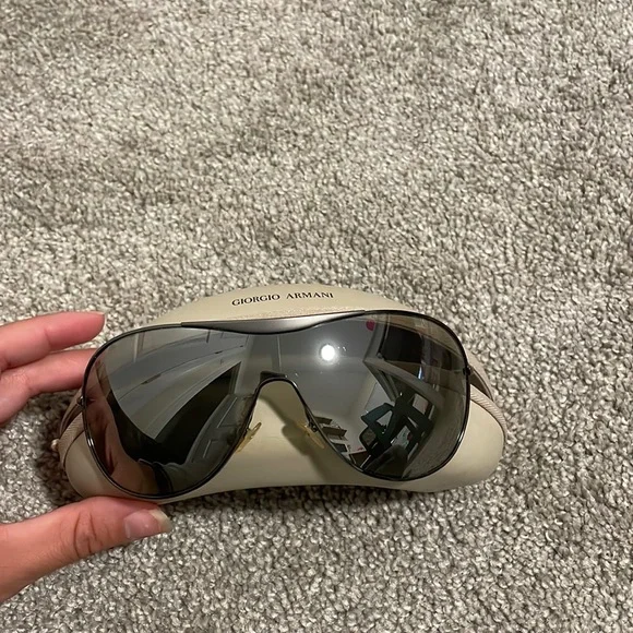 Giorgio Armani gunmetal sunglasses & case Giorgio Armani AR6080 Gunmetal Prescription Sunglasses main image 2